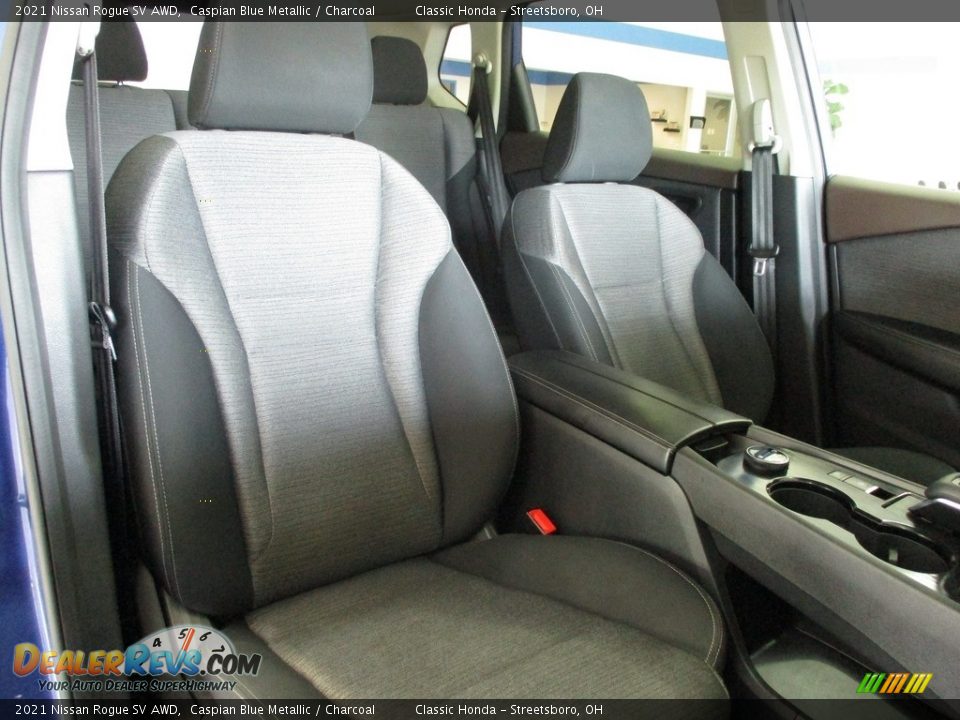 2021 Nissan Rogue SV AWD Caspian Blue Metallic / Charcoal Photo #18