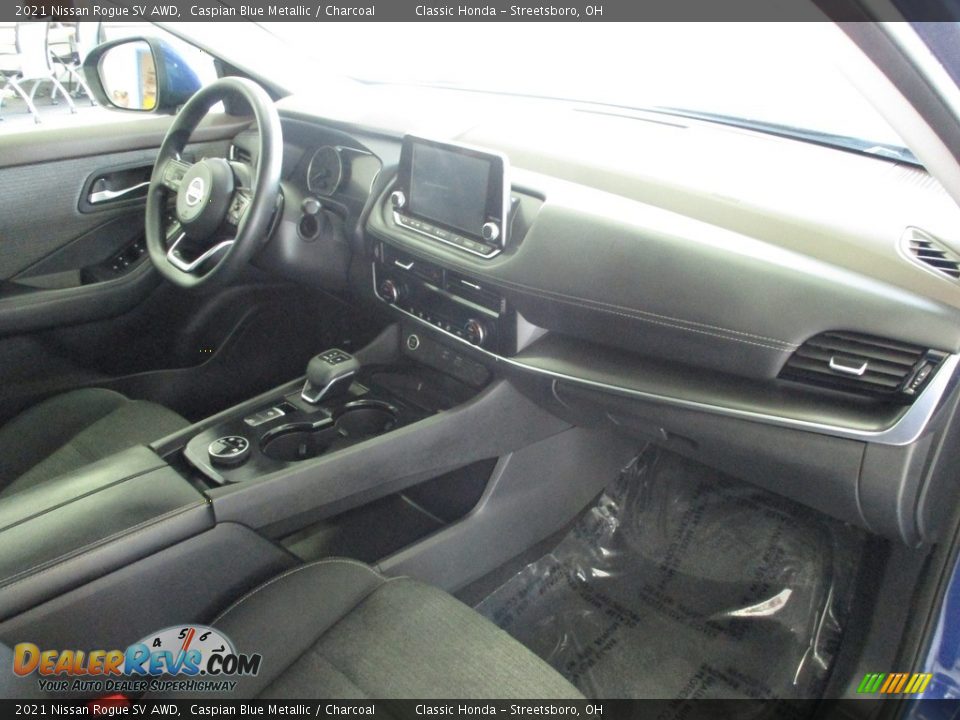 2021 Nissan Rogue SV AWD Caspian Blue Metallic / Charcoal Photo #19