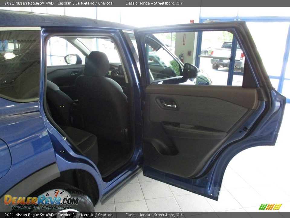 2021 Nissan Rogue SV AWD Caspian Blue Metallic / Charcoal Photo #20