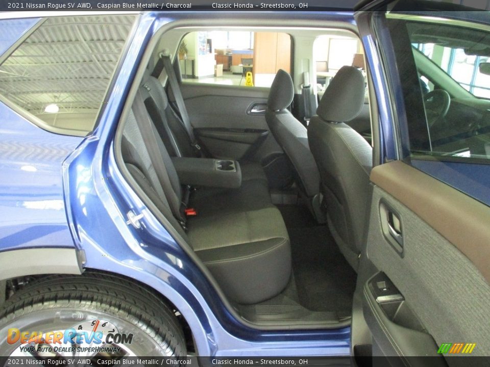 2021 Nissan Rogue SV AWD Caspian Blue Metallic / Charcoal Photo #21