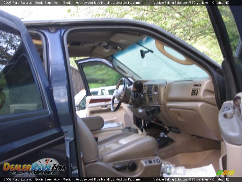 2003 Ford Excursion Eddie Bauer 4x4 Medium Wedgewood Blue Metallic / Medium Parchment Photo #8