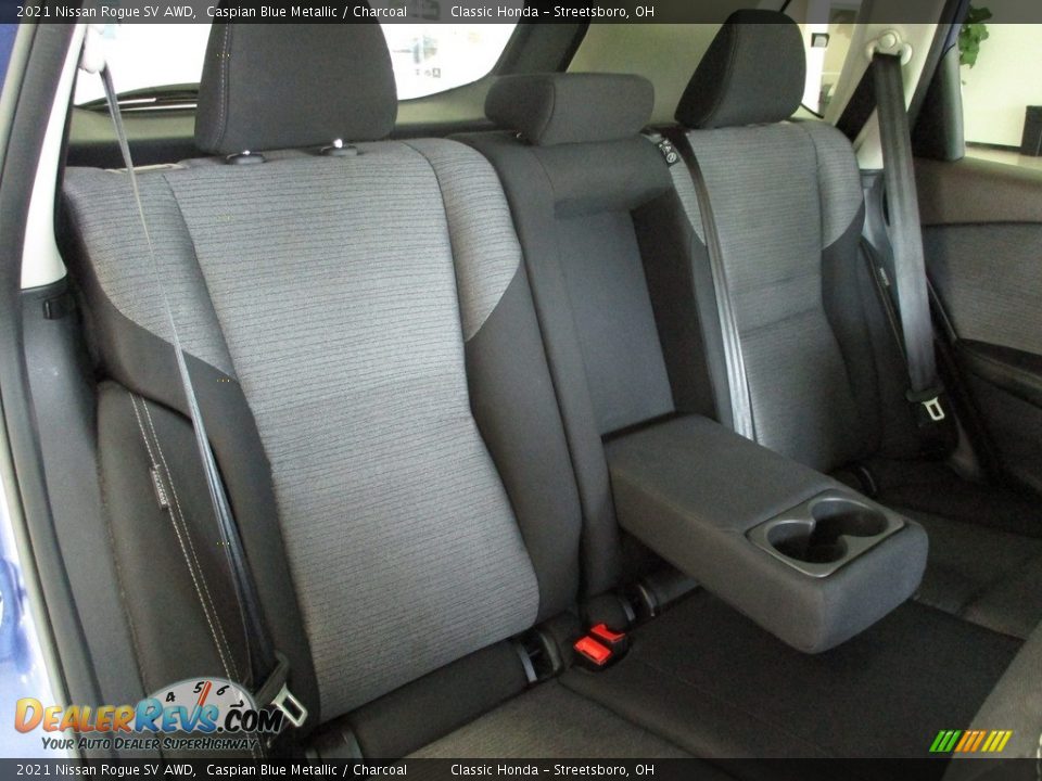 2021 Nissan Rogue SV AWD Caspian Blue Metallic / Charcoal Photo #22