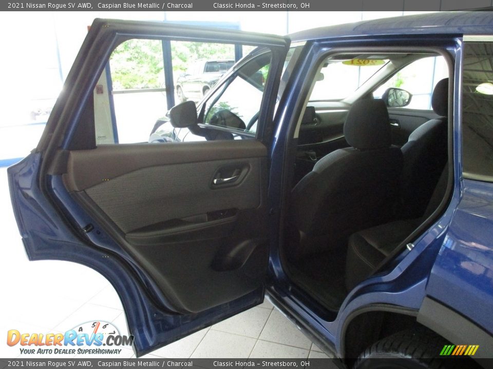 2021 Nissan Rogue SV AWD Caspian Blue Metallic / Charcoal Photo #23