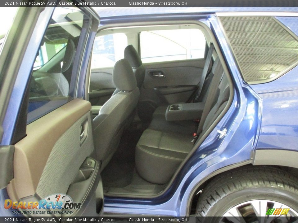 2021 Nissan Rogue SV AWD Caspian Blue Metallic / Charcoal Photo #24