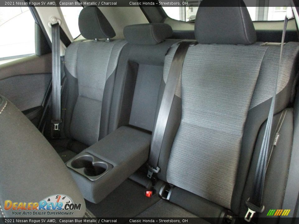 2021 Nissan Rogue SV AWD Caspian Blue Metallic / Charcoal Photo #25