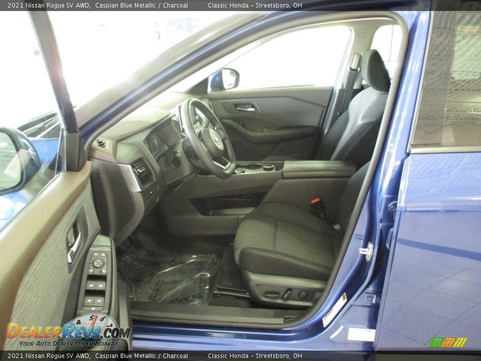 2021 Nissan Rogue SV AWD Caspian Blue Metallic / Charcoal Photo #27