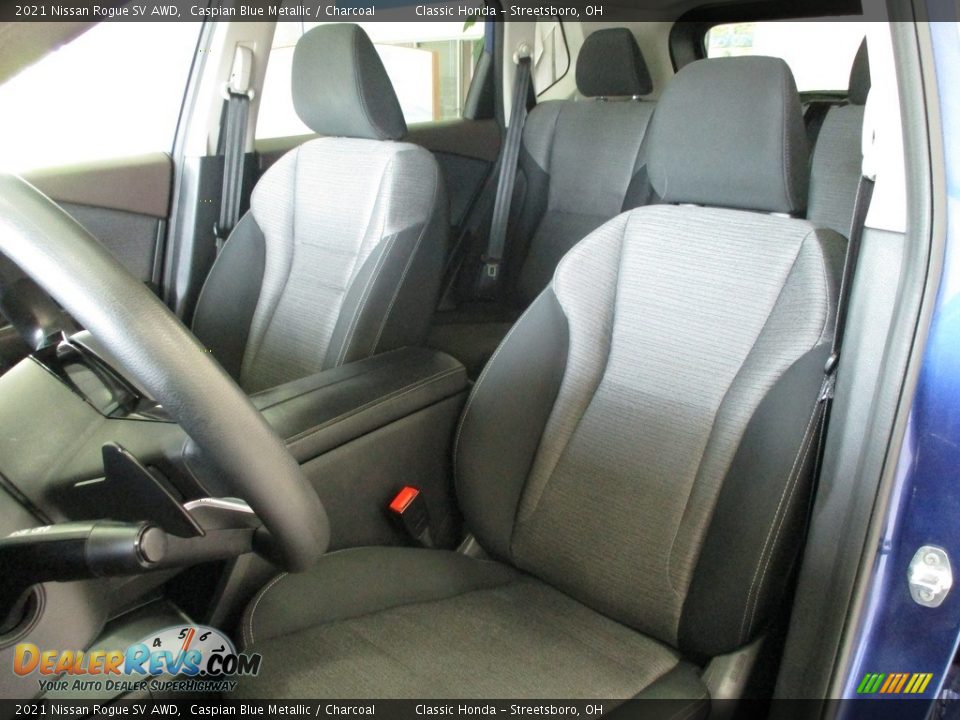2021 Nissan Rogue SV AWD Caspian Blue Metallic / Charcoal Photo #28