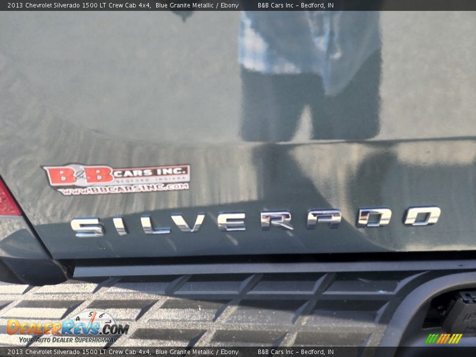 2013 Chevrolet Silverado 1500 LT Crew Cab 4x4 Blue Granite Metallic / Ebony Photo #20