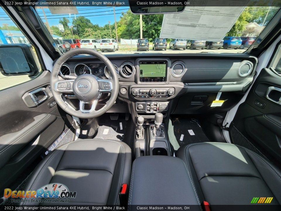 2022 Jeep Wrangler Unlimited Sahara 4XE Hybrid Bright White / Black Photo #4