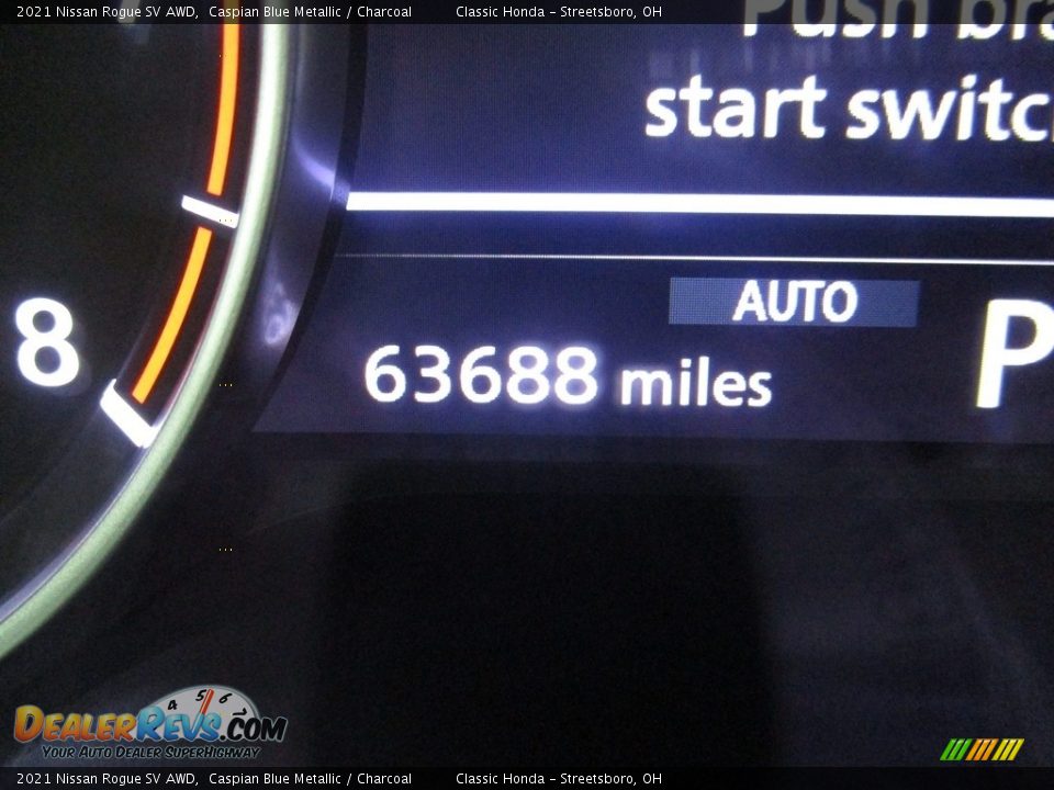 2021 Nissan Rogue SV AWD Caspian Blue Metallic / Charcoal Photo #32