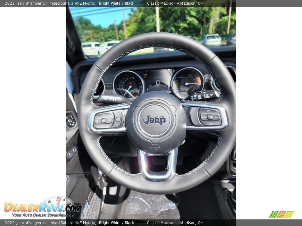2022 Jeep Wrangler Unlimited Sahara 4XE Hybrid Bright White / Black Photo #5