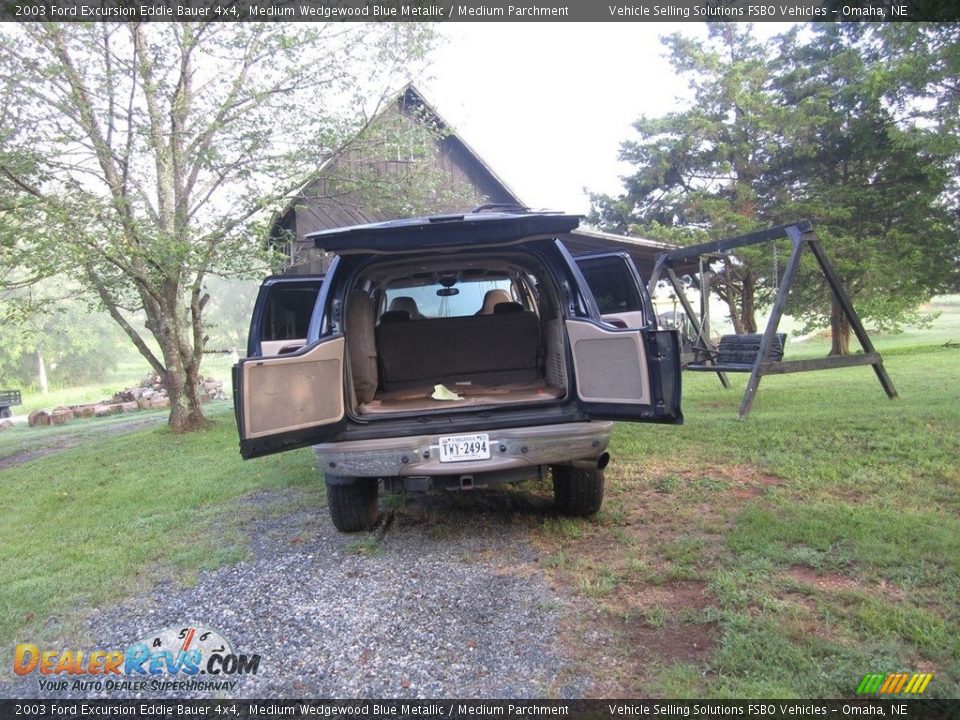 2003 Ford Excursion Eddie Bauer 4x4 Medium Wedgewood Blue Metallic / Medium Parchment Photo #18