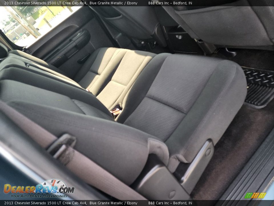 2013 Chevrolet Silverado 1500 LT Crew Cab 4x4 Blue Granite Metallic / Ebony Photo #23