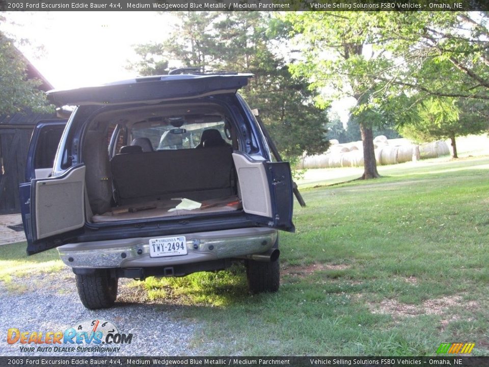 2003 Ford Excursion Eddie Bauer 4x4 Medium Wedgewood Blue Metallic / Medium Parchment Photo #19