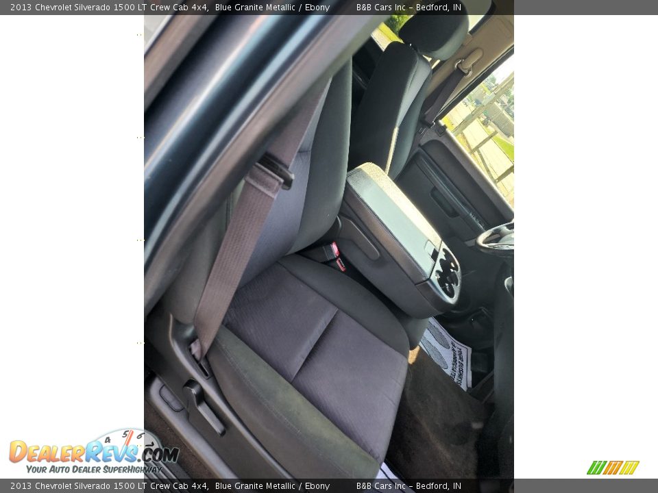 2013 Chevrolet Silverado 1500 LT Crew Cab 4x4 Blue Granite Metallic / Ebony Photo #24