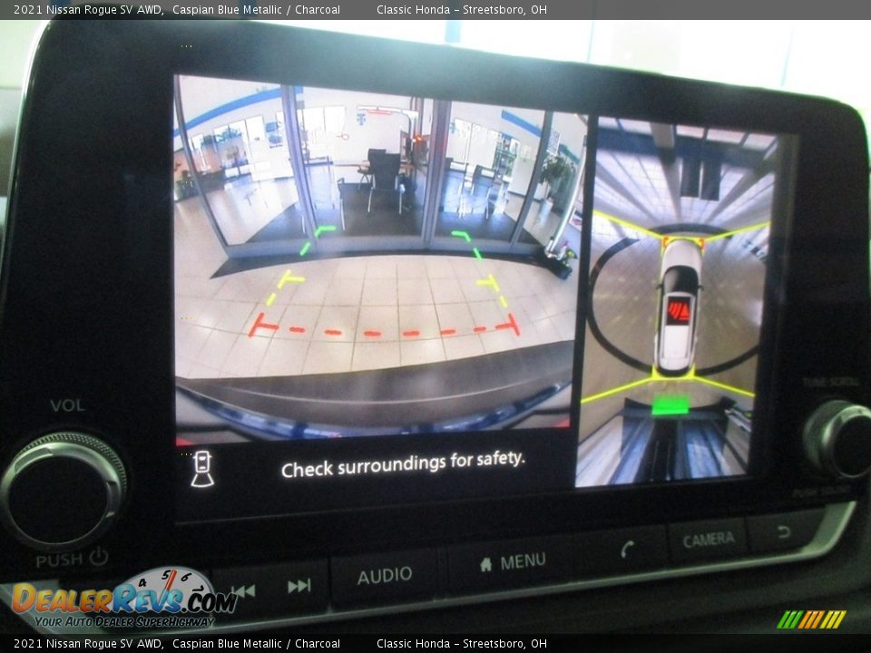 2021 Nissan Rogue SV AWD Caspian Blue Metallic / Charcoal Photo #35