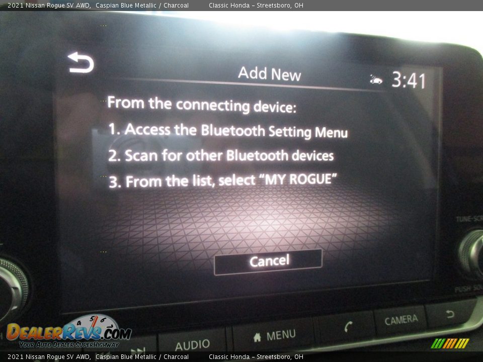 2021 Nissan Rogue SV AWD Caspian Blue Metallic / Charcoal Photo #36