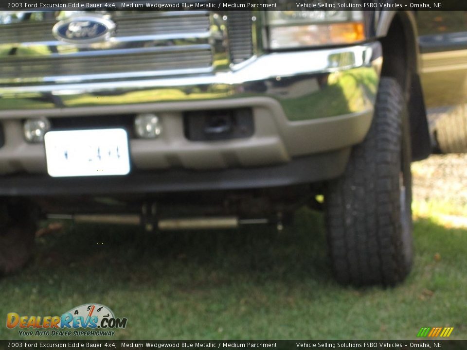 2003 Ford Excursion Eddie Bauer 4x4 Medium Wedgewood Blue Metallic / Medium Parchment Photo #23