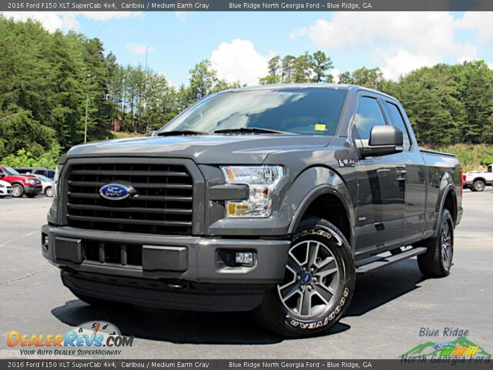 2016 Ford F150 XLT SuperCab 4x4 Caribou / Medium Earth Gray Photo #1