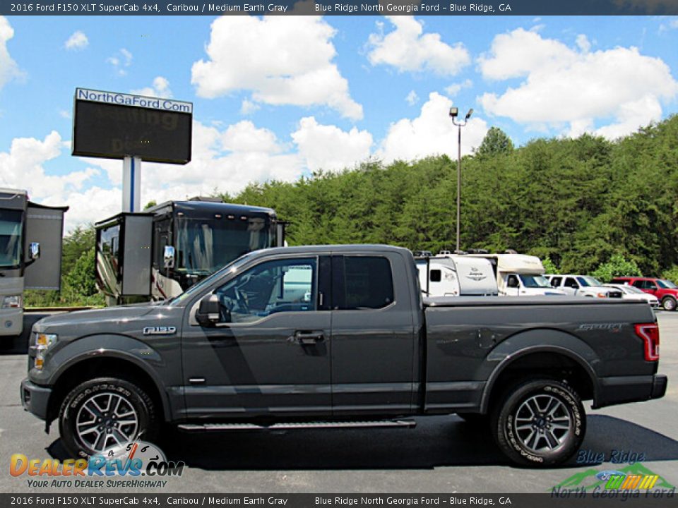 2016 Ford F150 XLT SuperCab 4x4 Caribou / Medium Earth Gray Photo #2