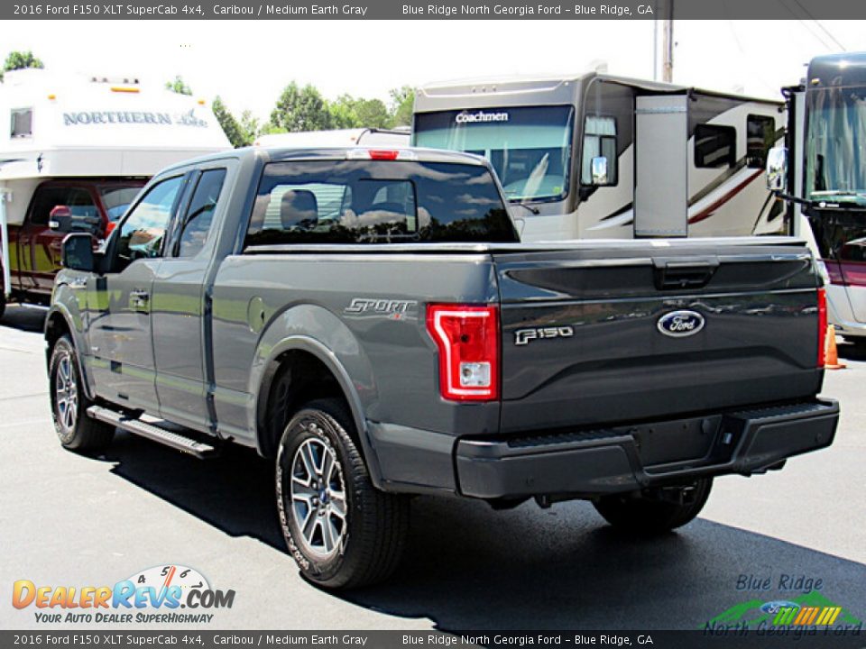 2016 Ford F150 XLT SuperCab 4x4 Caribou / Medium Earth Gray Photo #3