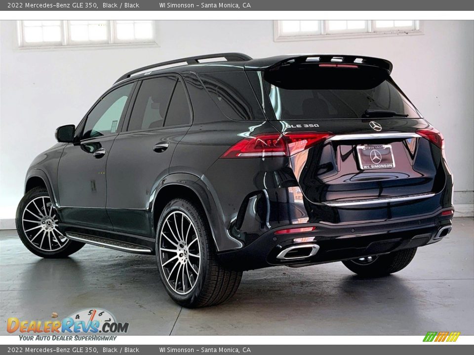 2022 Mercedes-Benz GLE 350 Black / Black Photo #2