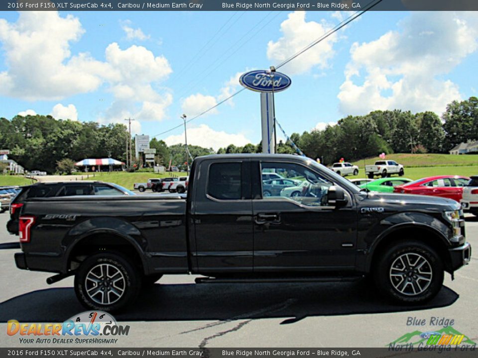 2016 Ford F150 XLT SuperCab 4x4 Caribou / Medium Earth Gray Photo #6