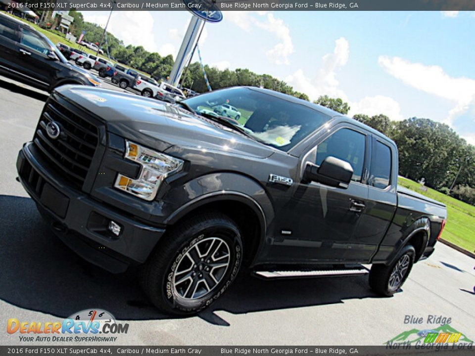 2016 Ford F150 XLT SuperCab 4x4 Caribou / Medium Earth Gray Photo #30