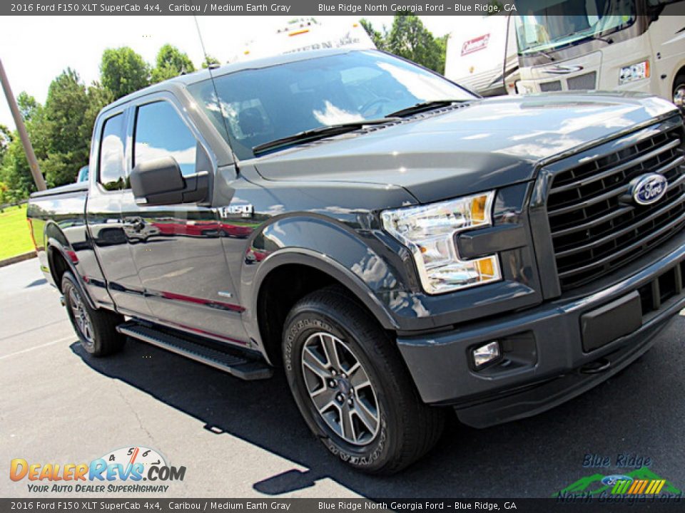 2016 Ford F150 XLT SuperCab 4x4 Caribou / Medium Earth Gray Photo #31