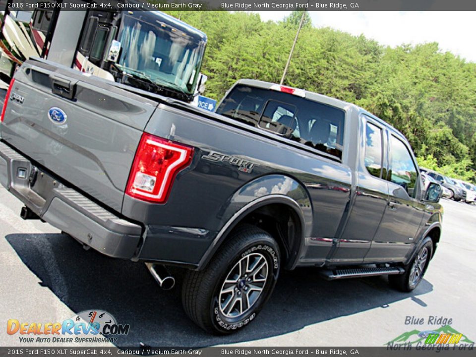 2016 Ford F150 XLT SuperCab 4x4 Caribou / Medium Earth Gray Photo #32