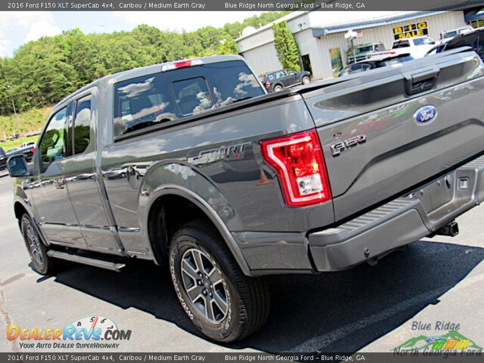 2016 Ford F150 XLT SuperCab 4x4 Caribou / Medium Earth Gray Photo #33