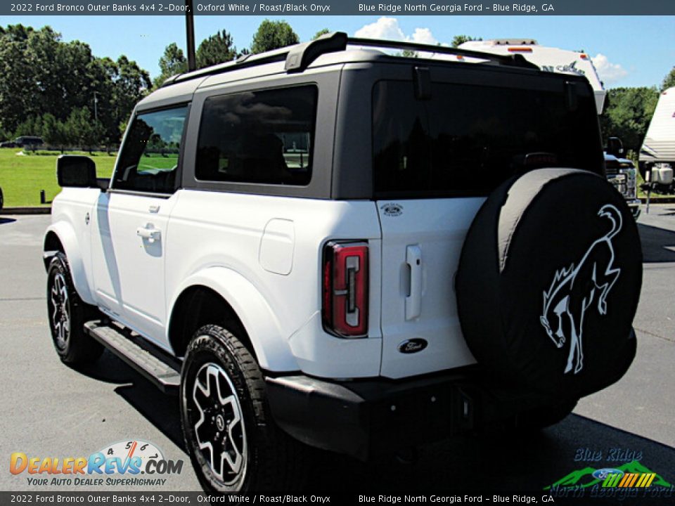 2022 Ford Bronco Outer Banks 4x4 2-Door Oxford White / Roast/Black Onyx Photo #3