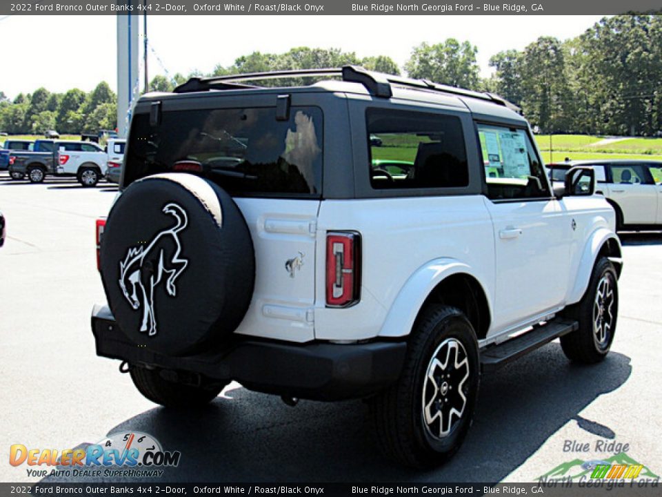 2022 Ford Bronco Outer Banks 4x4 2-Door Oxford White / Roast/Black Onyx Photo #5