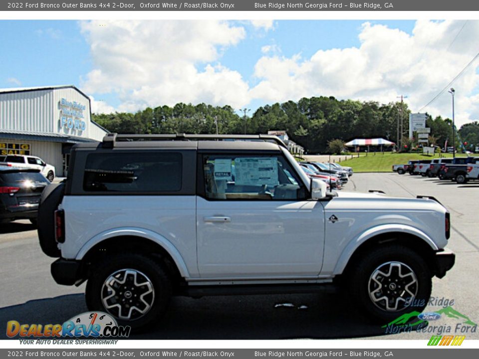 2022 Ford Bronco Outer Banks 4x4 2-Door Oxford White / Roast/Black Onyx Photo #6