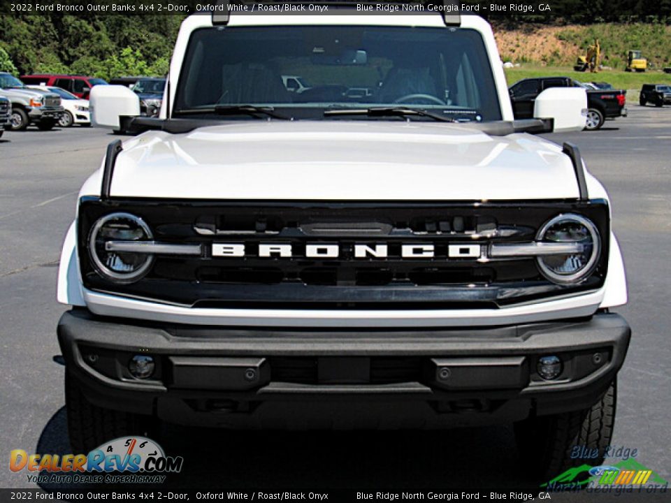 2022 Ford Bronco Outer Banks 4x4 2-Door Oxford White / Roast/Black Onyx Photo #8