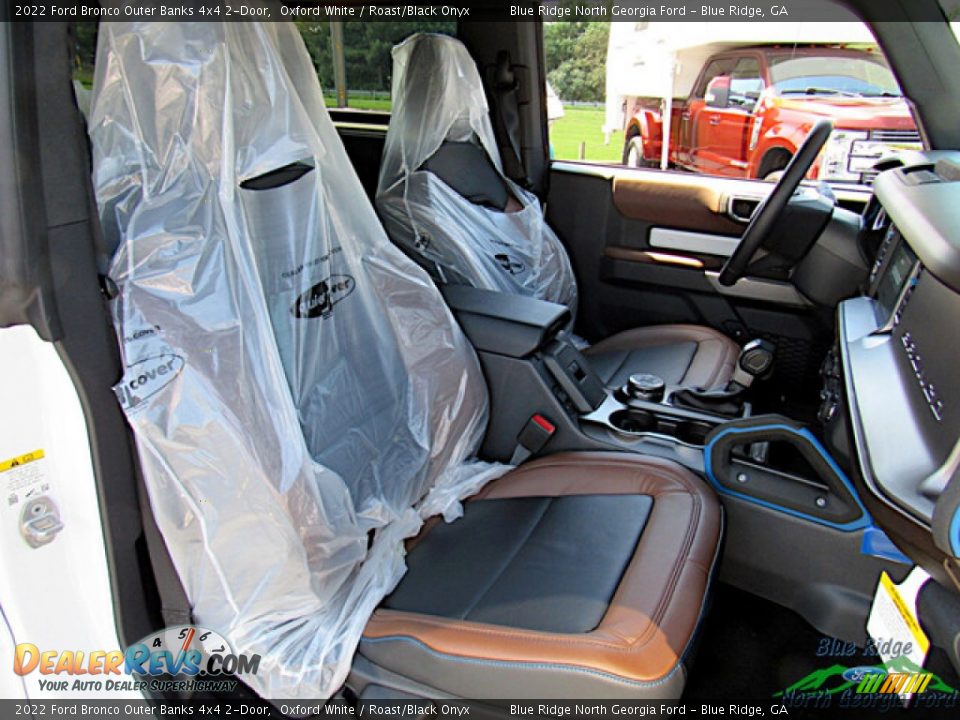 2022 Ford Bronco Outer Banks 4x4 2-Door Oxford White / Roast/Black Onyx Photo #12