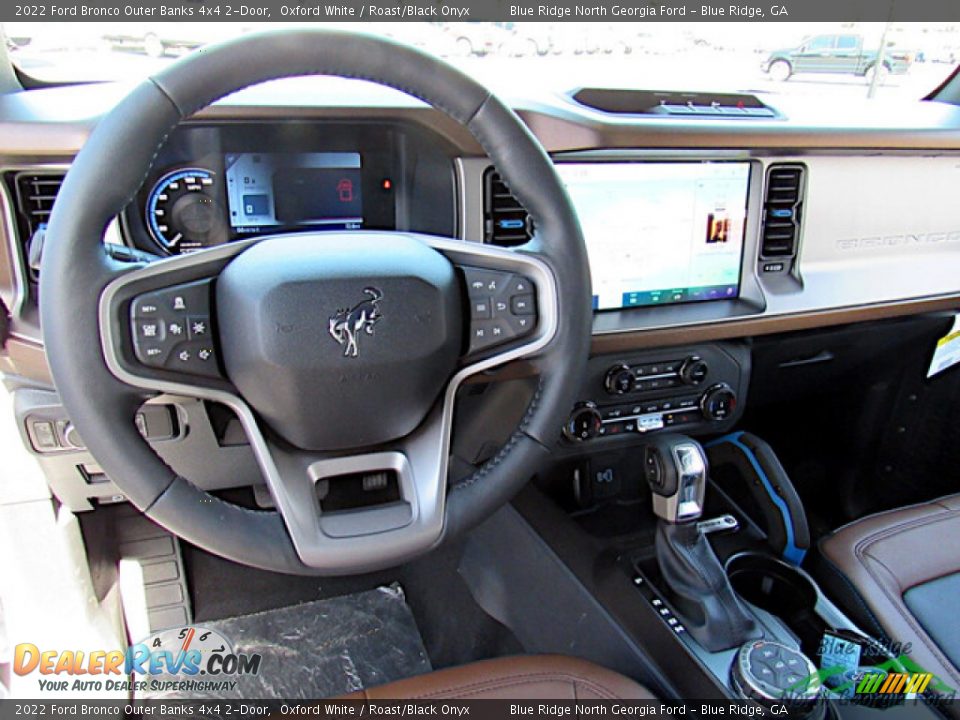 2022 Ford Bronco Outer Banks 4x4 2-Door Oxford White / Roast/Black Onyx Photo #15