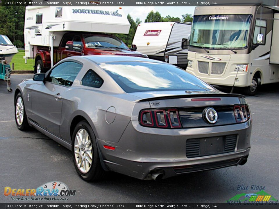 2014 Ford Mustang V6 Premium Coupe Sterling Gray / Charcoal Black Photo #3