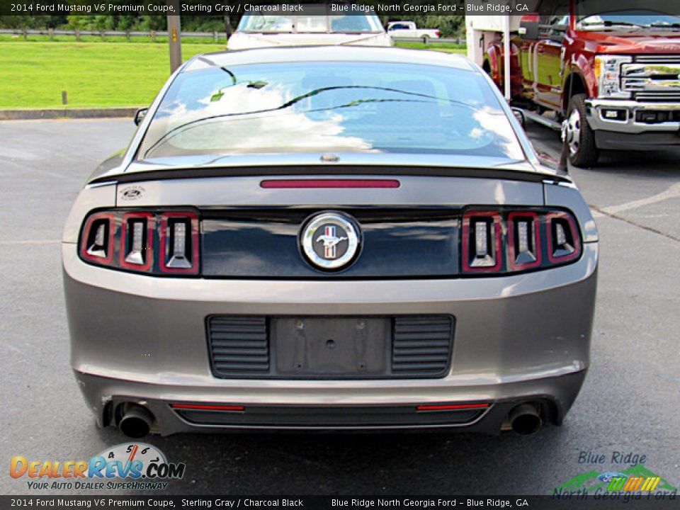 2014 Ford Mustang V6 Premium Coupe Sterling Gray / Charcoal Black Photo #4