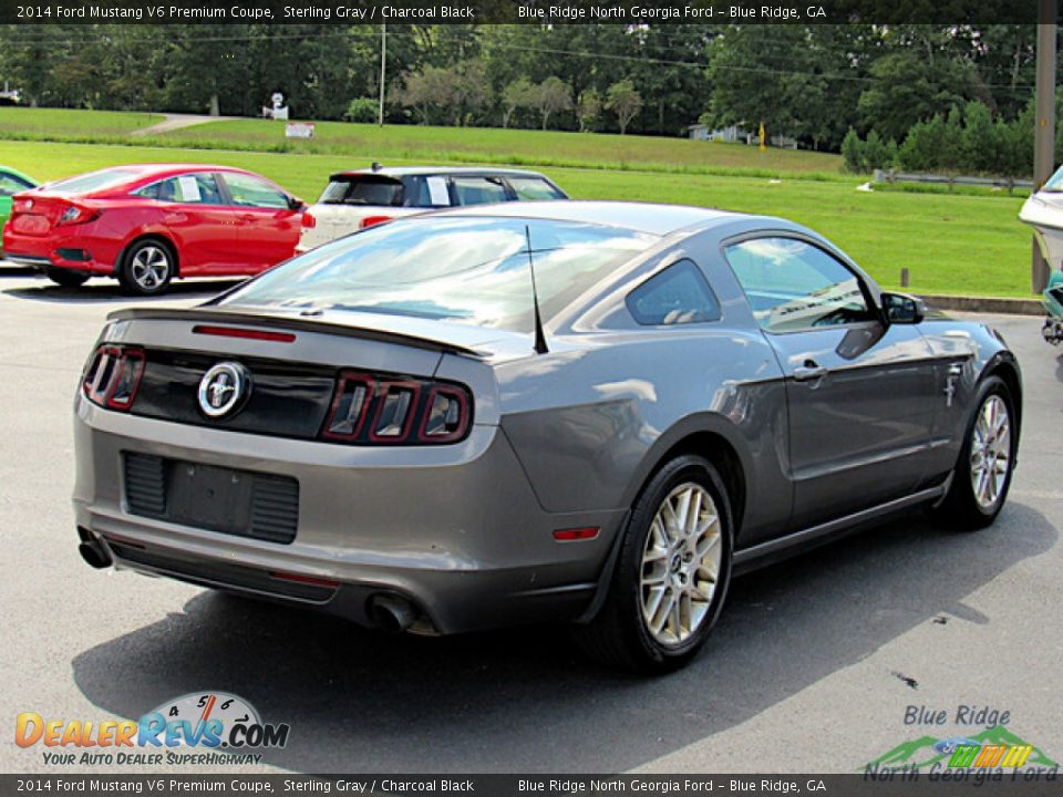 2014 Ford Mustang V6 Premium Coupe Sterling Gray / Charcoal Black Photo #5
