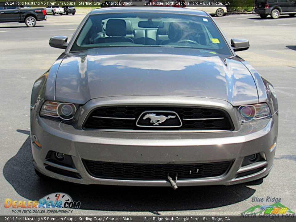2014 Ford Mustang V6 Premium Coupe Sterling Gray / Charcoal Black Photo #8