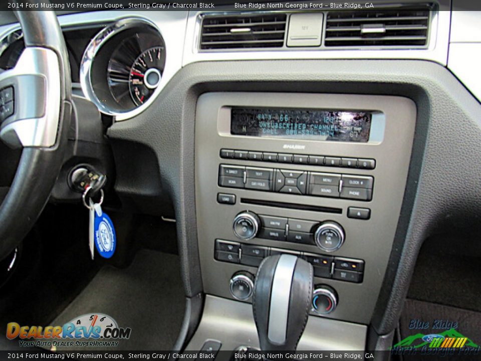 2014 Ford Mustang V6 Premium Coupe Sterling Gray / Charcoal Black Photo #16