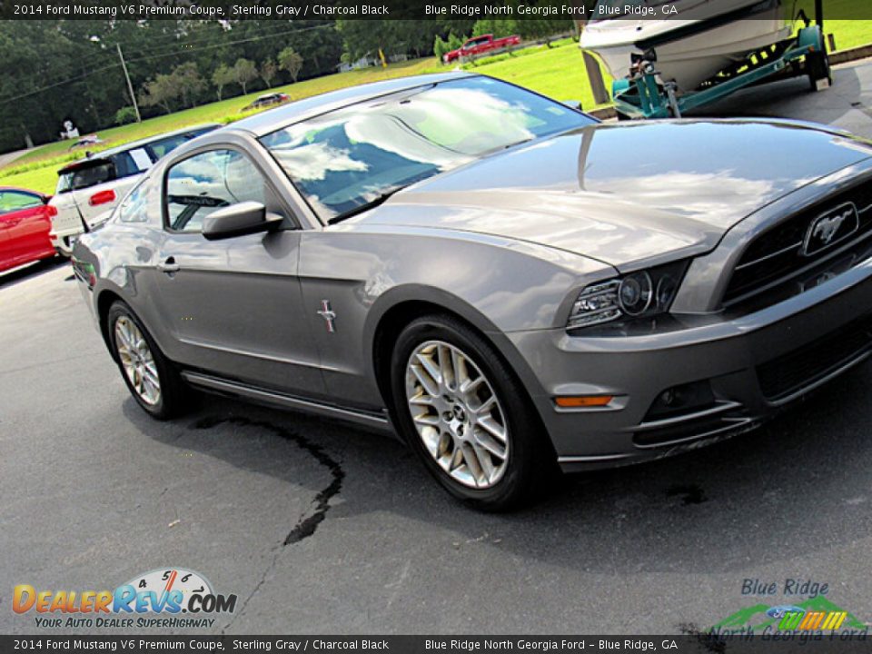 2014 Ford Mustang V6 Premium Coupe Sterling Gray / Charcoal Black Photo #20