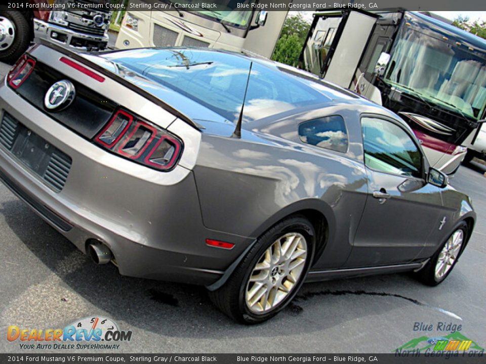 2014 Ford Mustang V6 Premium Coupe Sterling Gray / Charcoal Black Photo #21