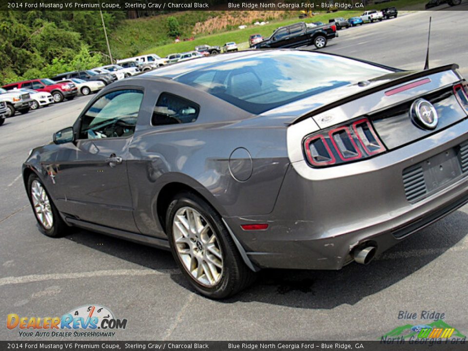 2014 Ford Mustang V6 Premium Coupe Sterling Gray / Charcoal Black Photo #22