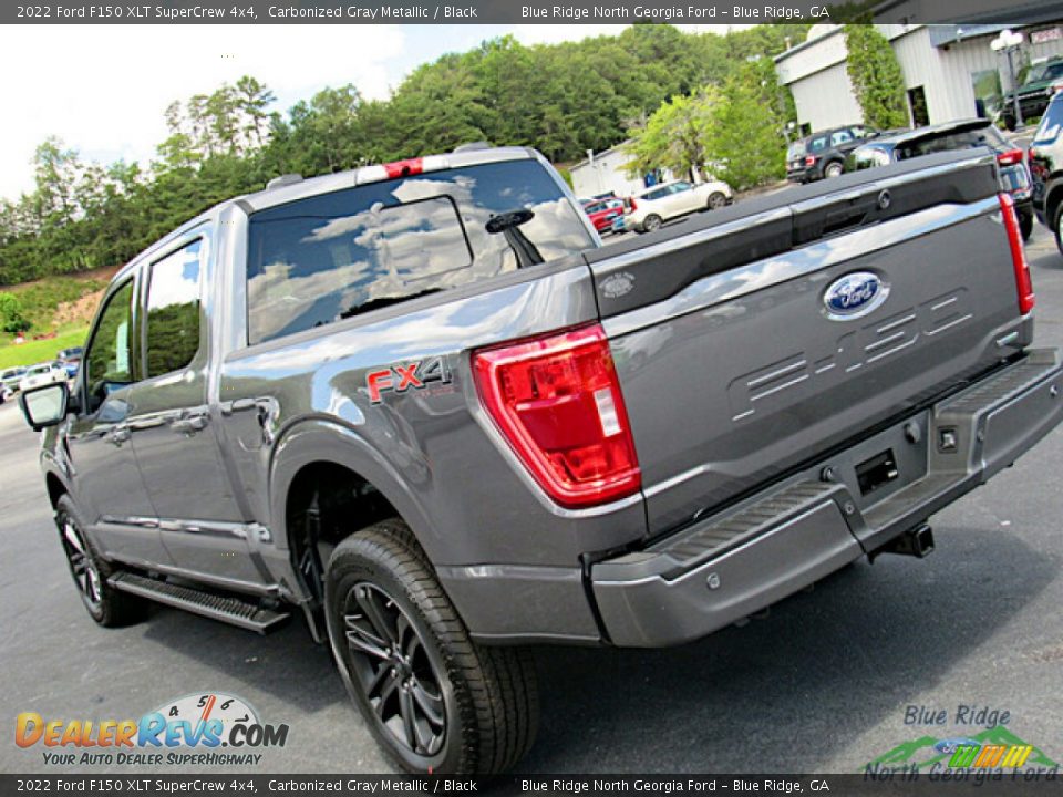 2022 Ford F150 XLT SuperCrew 4x4 Carbonized Gray Metallic / Black Photo #29
