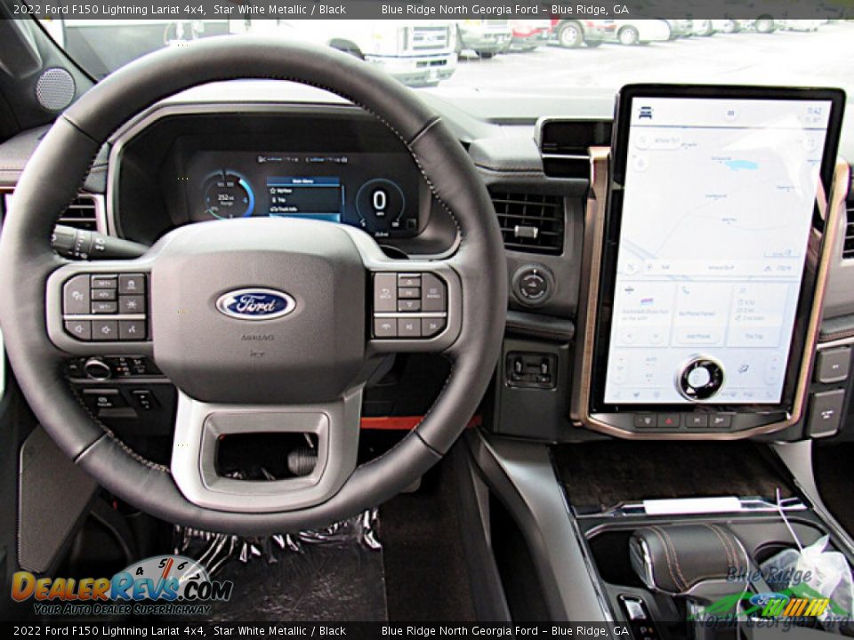 Dashboard of 2022 Ford F150 Lightning Lariat 4x4 Photo #15