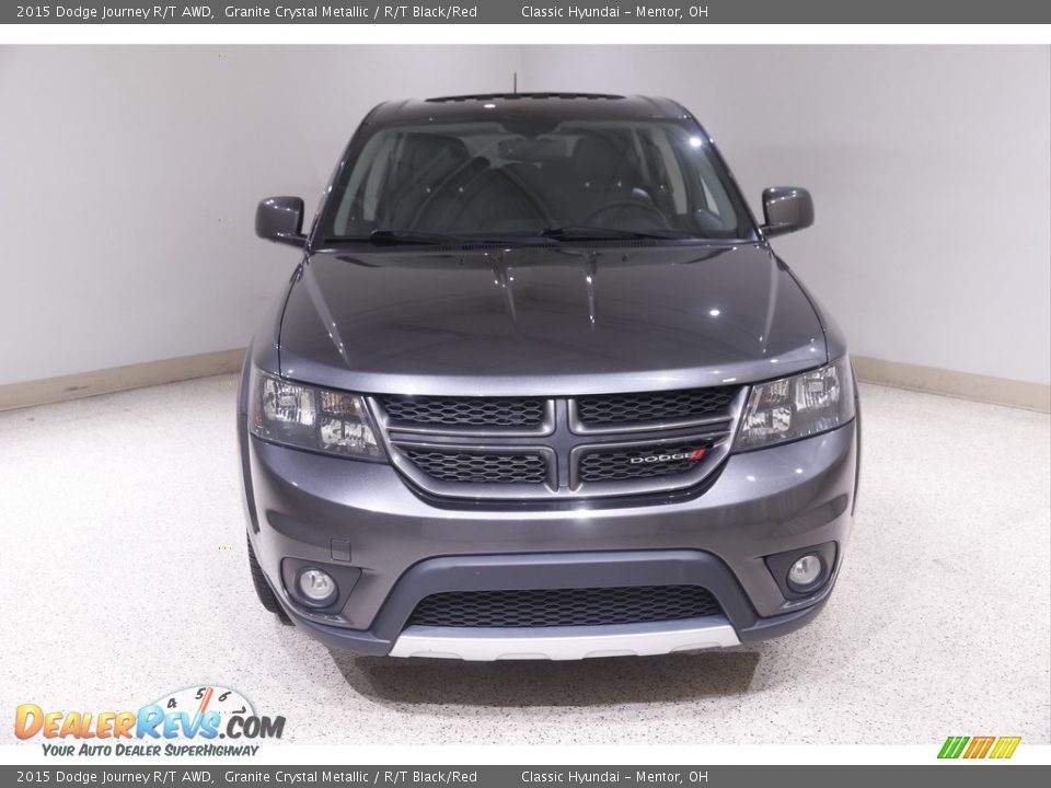 2015 Dodge Journey R/T AWD Granite Crystal Metallic / R/T Black/Red Photo #2