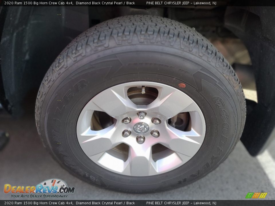 2020 Ram 1500 Big Horn Crew Cab 4x4 Diamond Black Crystal Pearl / Black Photo #7