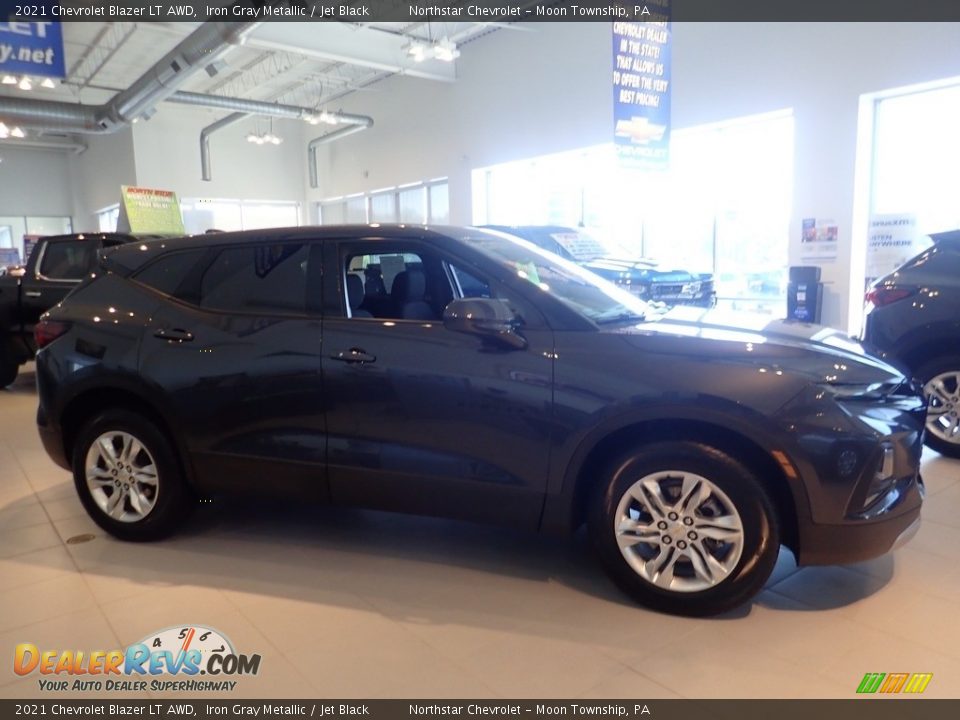 2021 Chevrolet Blazer LT AWD Iron Gray Metallic / Jet Black Photo #7